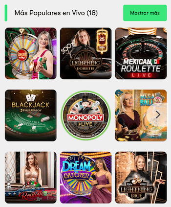 casinos en vivo en 10bet